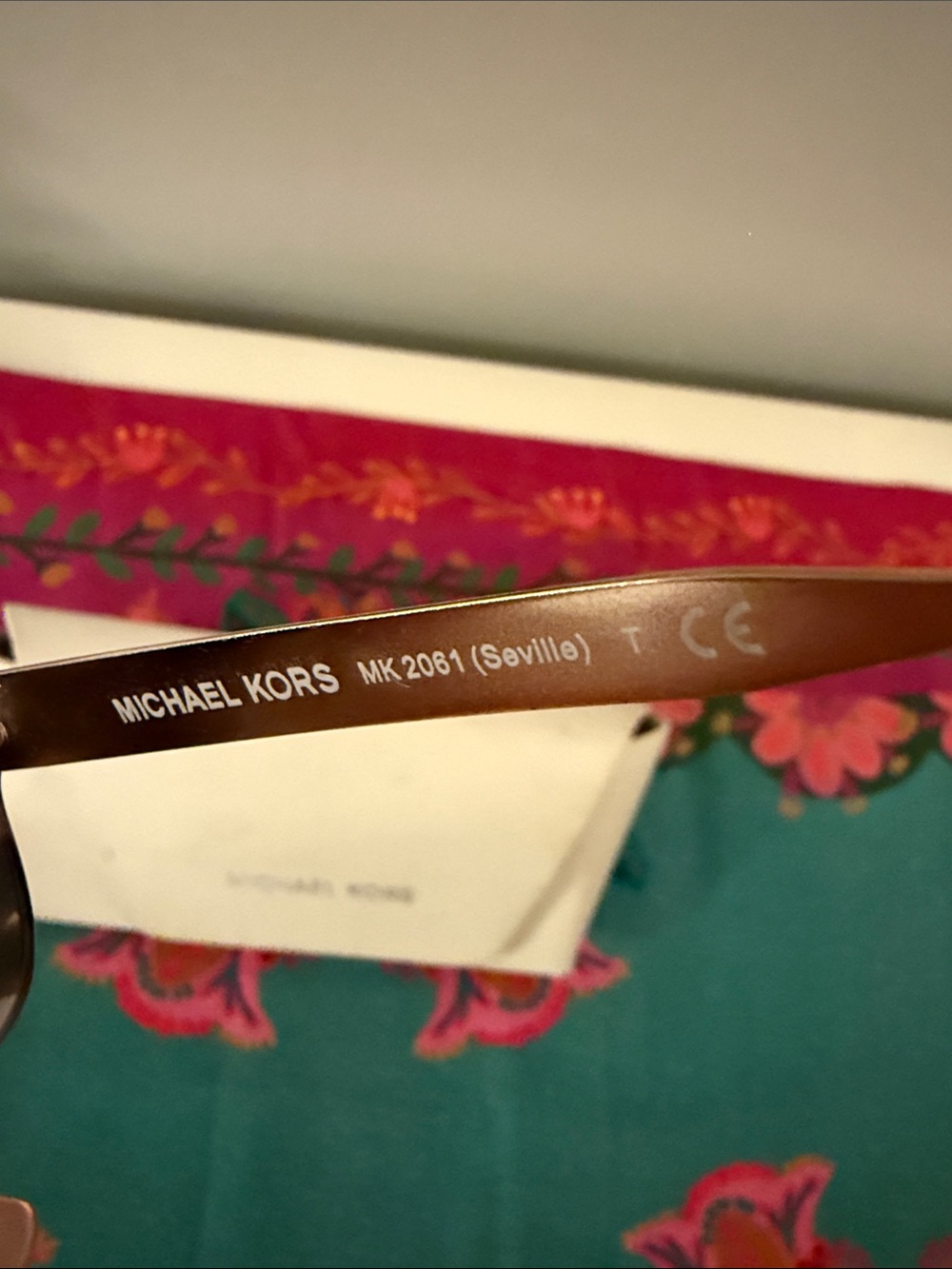 Michael Kors Tortoiseshell Cat-Eye Sunglasses — Brown Lenses - Picture 4 of 9